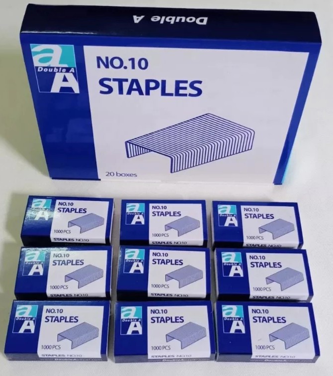 Kim Bấm Số 10 Double A (20 Hộp Nhỏ)