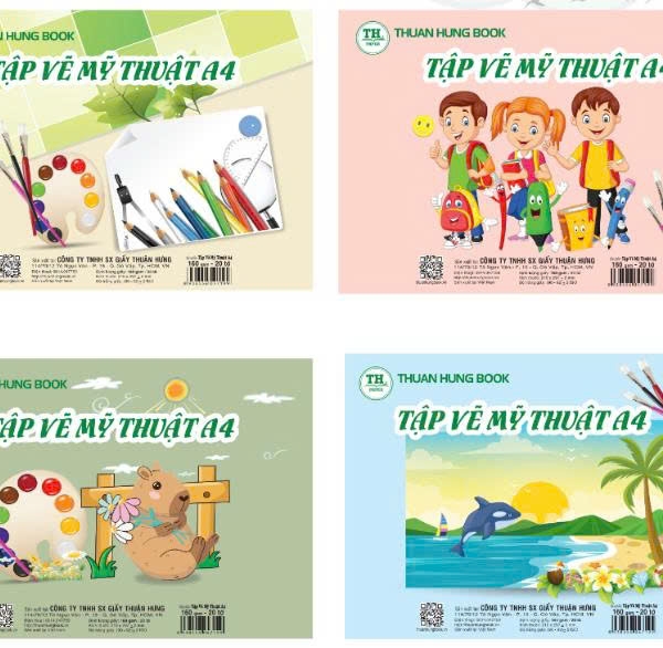 Tập vẽ mỹ thuật A4